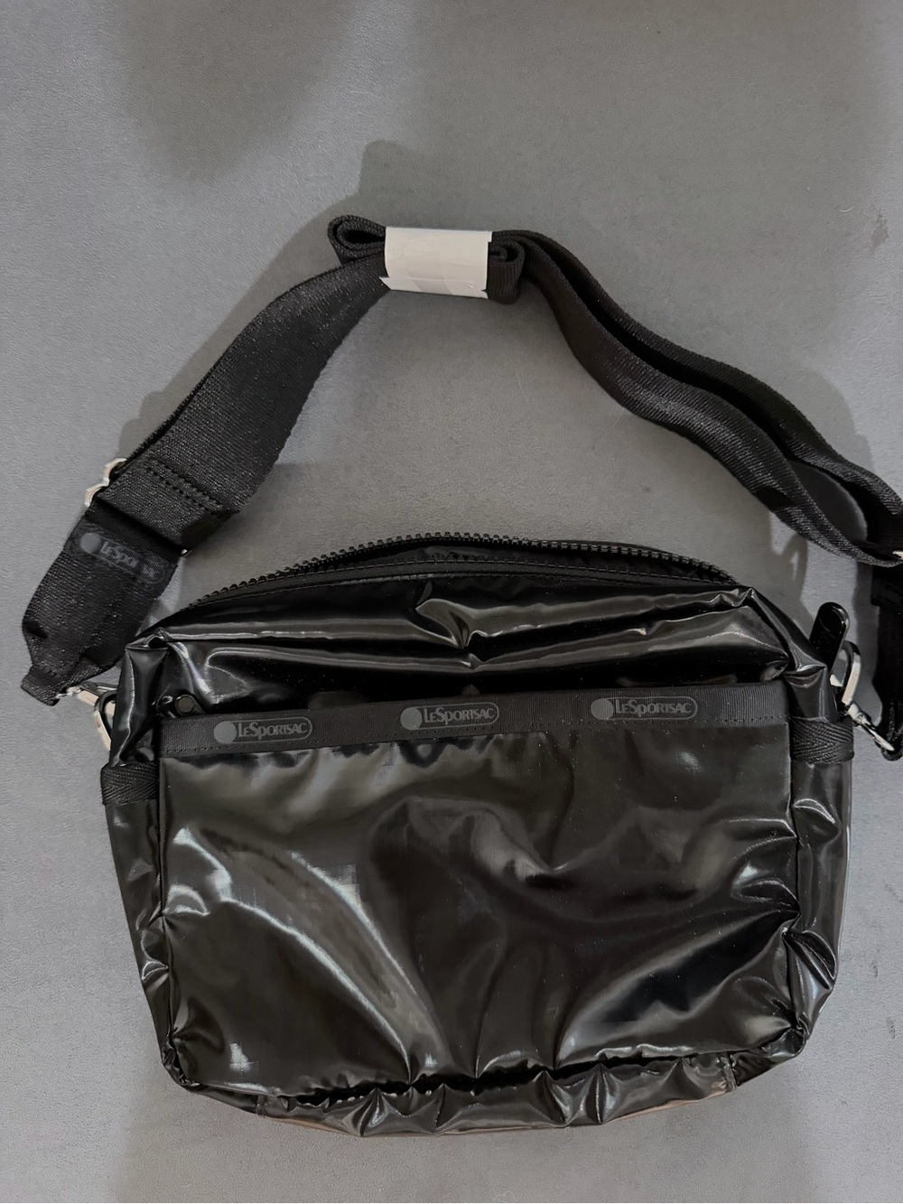 NWT LeSportsac Black Crossbody Bag with Adjustable Strap
